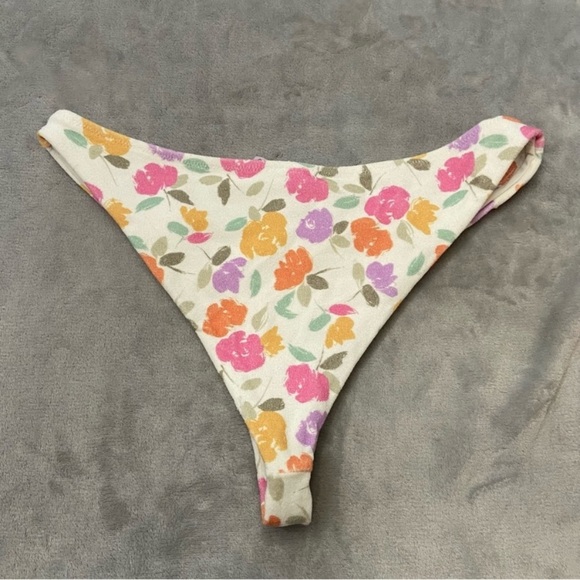 New! SET For love and lemons Joey floral cheeky bikini nwot 24056 10073 - Picture 9 of 14